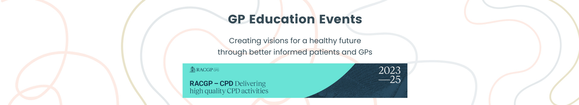 Upcoming Events | Educational Meetings | Create Health